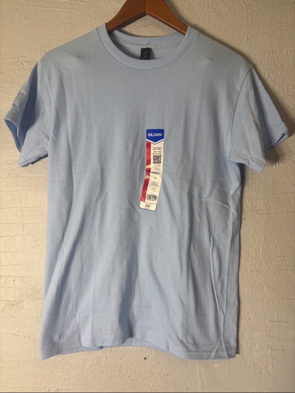 Gildan Men's Pale Blue Short Sleeve Crew Tee 0055